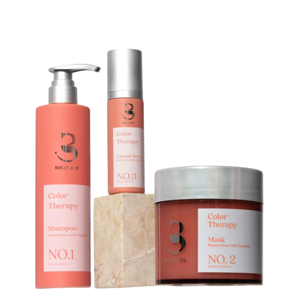 professional hair care kit designed for dry and color-treated hair