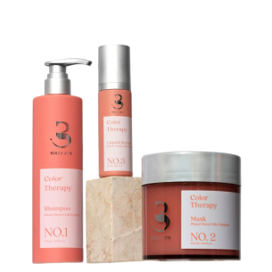 professional hair care kit designed for dry and color-treated hair